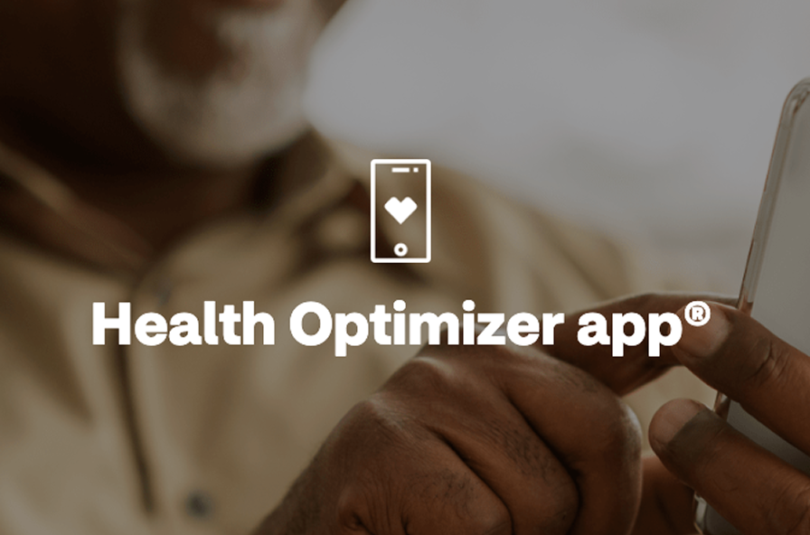 Health Optimizer app campaign screen